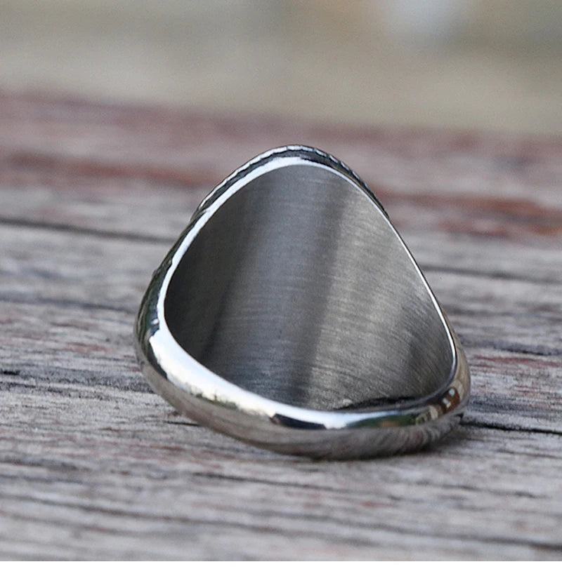 Vintage Nautischen Leuchtturm Viking Ring Männer 316L Edelstahl Nautischen Amulett Signet Ring Nordic Frieden Amulett Schmuck Geschenk