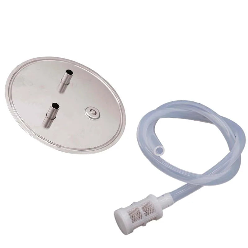 4 "Tri Clamp (119mm OD) ball Lock Konvertieren Deckel mit Gas Post Bier Post PRV 60cm Silikon Schlauch Homebrew Fass Ausrüstung