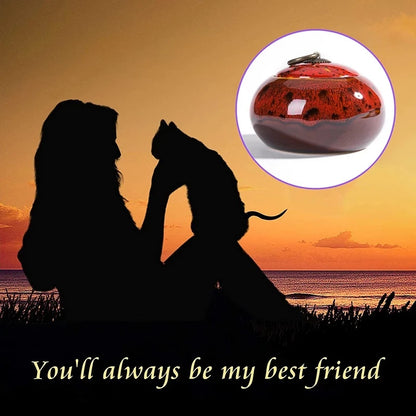 Handmade Ceramic Pet Urn for Small Dogs, Cats, Rabbits, Small Animals, Memorial, Cremation, Ashes, Burial, Funeral, Urn, Keepsake