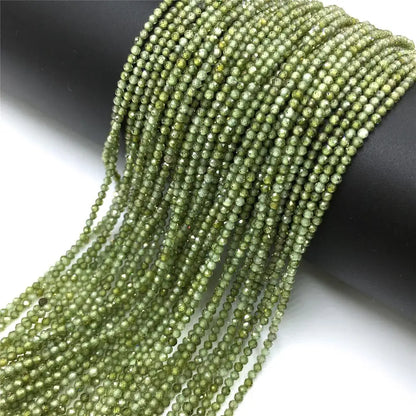 Natürliche Zirkonperlen 2, 3, 4 mm winziger Stein, lose Distanzperlen für Halskette, Armbänder, Zubehör, Schmuckherstellung, 39,9 cm Strang