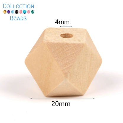 4-50mm 1-1000 Stück natürliche Holzperlen runde Abstandshalter Holzperle bleifreie Kugeln Charms DIY für Schmuckherstellung handgefertigte Accessoires