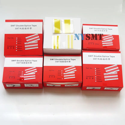 Gelbes SMT-Doppelseitiges Spleißband, 8 mm, 12 mm, 16 mm, 24 mm, rechteckige Folie, Verbindung, Spleißband