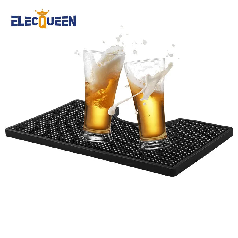 Homebrew Bier Drip Tray PVC Bar Matte, premium Arbeitsplatte Spill Matten U-Form Bar Service Trinken Matte für Bier Turm Verwenden 30,5 x17cm