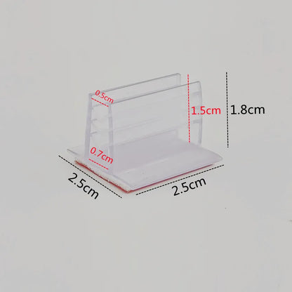 Kunststoff Weiche Zahn Grip Display Klemme Clip Halter Stehen für Werbung Förderung Poster Karte Klebeband auf Basis 100 stücke