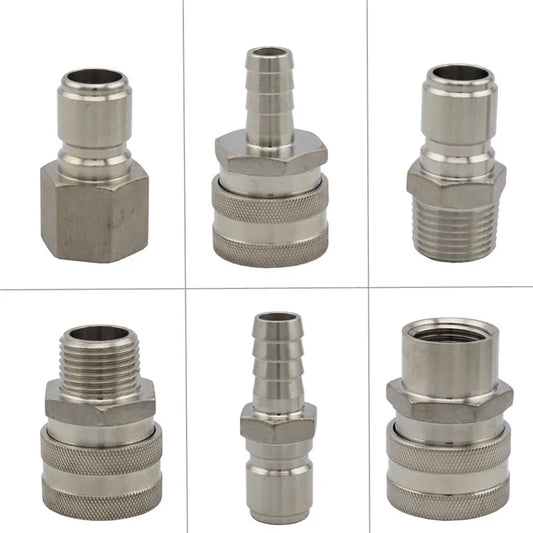 Schnelltrennset aus Edelstahl 304, selbstgebrautes Fitting-Anschluss, Heimbrauen, Bierpumpe, Würze, Kühlgerät