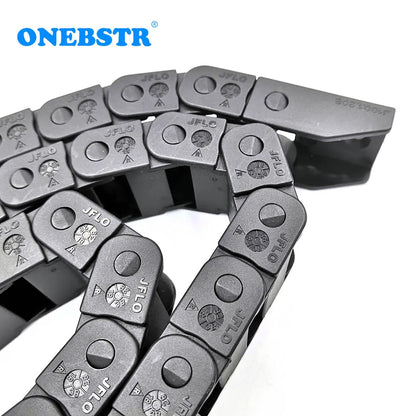 JFLO 1 Meter 10x10 10x15 10x20 Drahtträgerkabel Drag Chain Bridge Nicht öffnend mit Endverbinder Tanks Schleppleine、