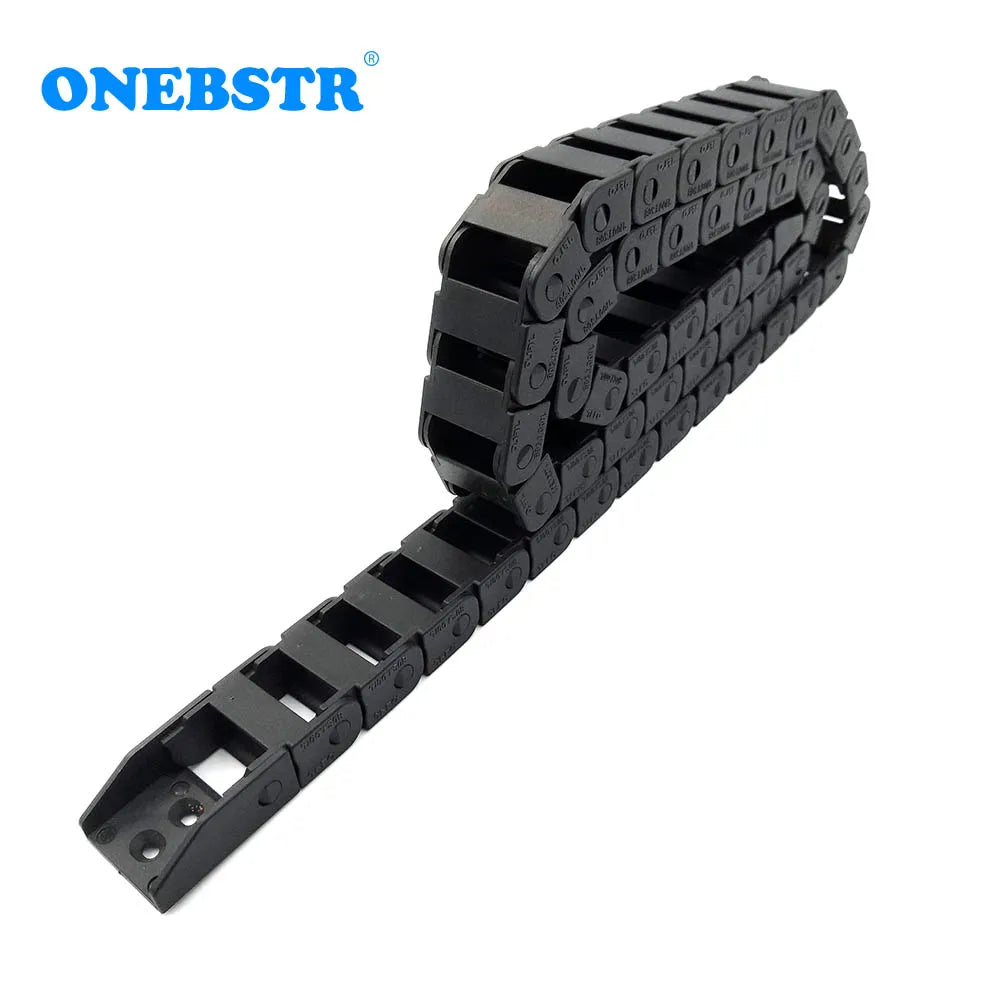 JFLO 1 Meter 10x10 10x15 10x20 Drahtträgerkabel Drag Chain Bridge Nicht öffnend mit Endverbinder Tanks Schleppleine、