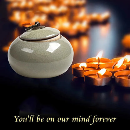 Handmade Ceramic Pet Urn for Small Dogs, Cats, Rabbits, Small Animals, Memorial, Cremation, Ashes, Burial, Funeral, Urn, Keepsake