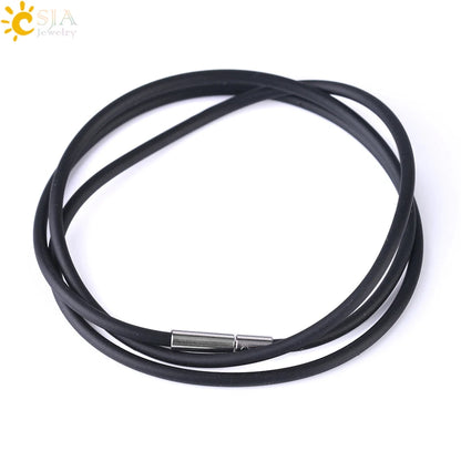 CSJA Kristalle Halskette Stein Natürlichen Kristall Anhänger Sechseckige Silber Farbe Lebensbaum Draht Wrap Frauen Männer Quarz Schmuck G551