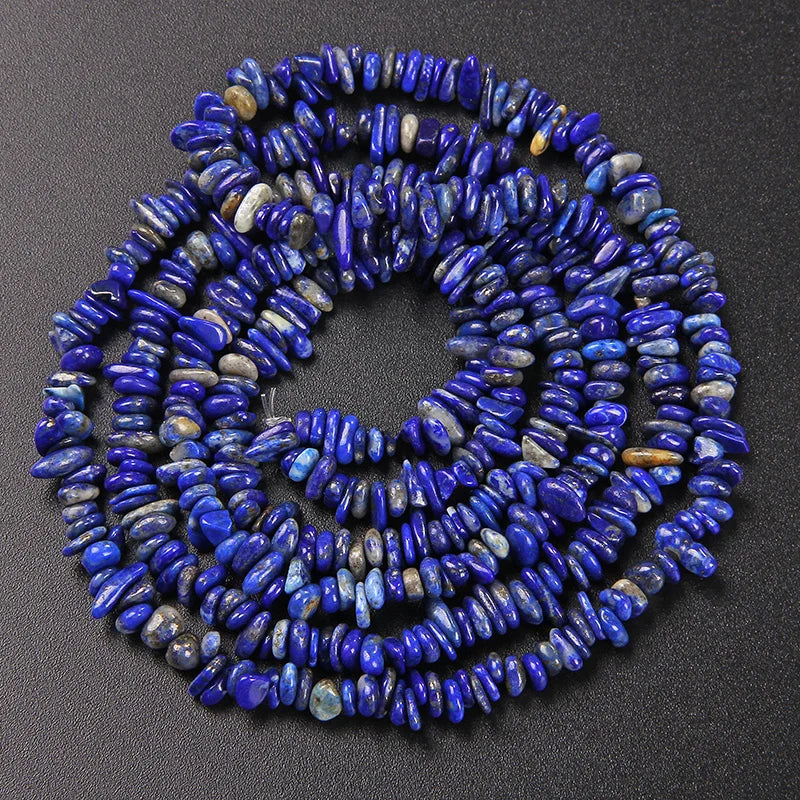 Natürliche Kies Stein Perlen Lapis Lazuil Bostwana Sodalith Chips Perle für Halskette Ohrringe Armbänder Schmuck Kette Perlen 3-5mm