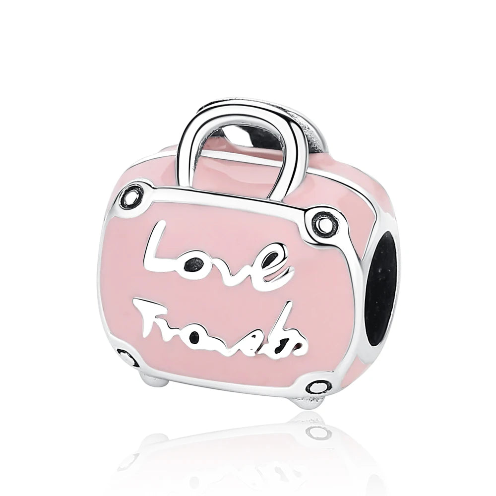 Original 100% 925 Sterling Silber Charm Bead Reise Taxi Motorrad Riesenrad Charms Fit Pandora Armbänder Frauen Diy Schmuck