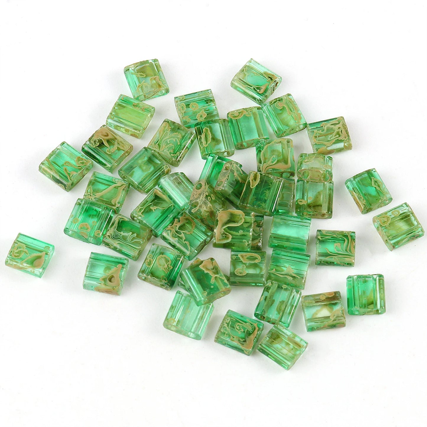 Zwei Löcher Perlen Taidian Seedbeads für Schmuck Machen DIY Armbänder Zubehör Sommer Strand Schmuck 5x5x2mm 50 teile/los