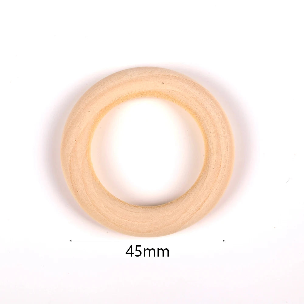 4-50mm 1-1000 Stück natürliche Holzperlen runde Abstandshalter Holzperle bleifreie Kugeln Charms DIY für Schmuckherstellung handgefertigte Accessoires