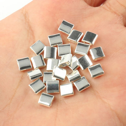 Natürliche Stein Zwei Loch Hämatit Stein Mineral Lose Spacer Perlen Für Schmuck Handgemachte Diy Armband Halskette Ohrringe Tila