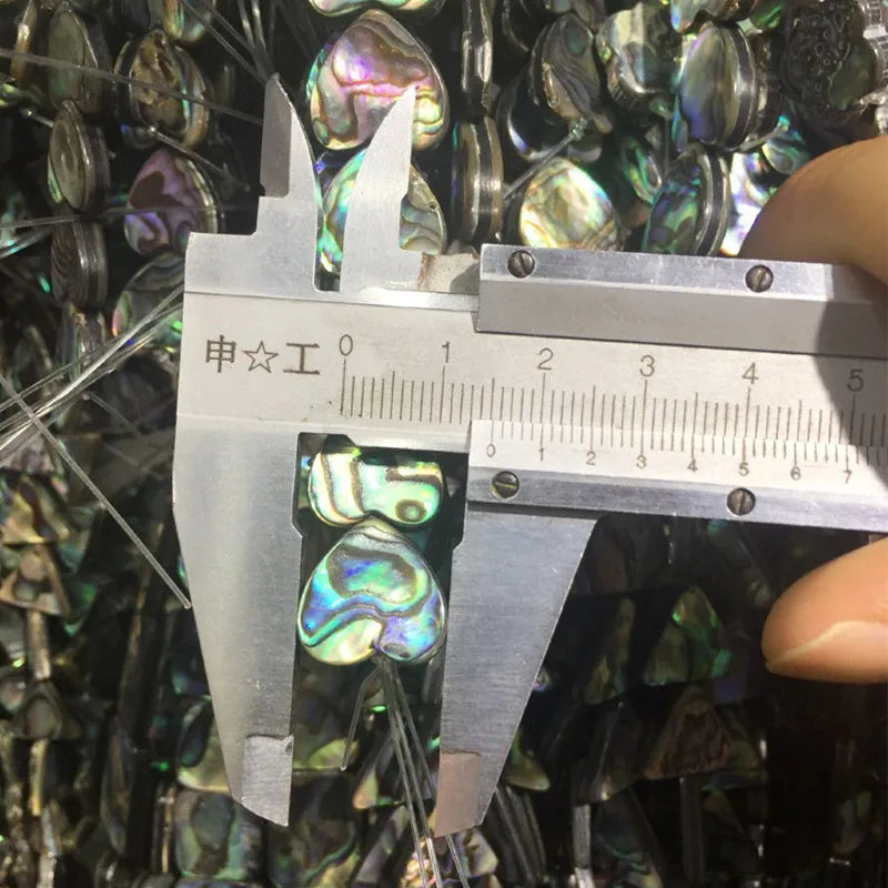 10 teile/paket 10/12/15mm Natürliche Herz Form Abalone Perle Shell Perlen Für Modeschmuck, Die Entdeckungen DIY Halskette Armband