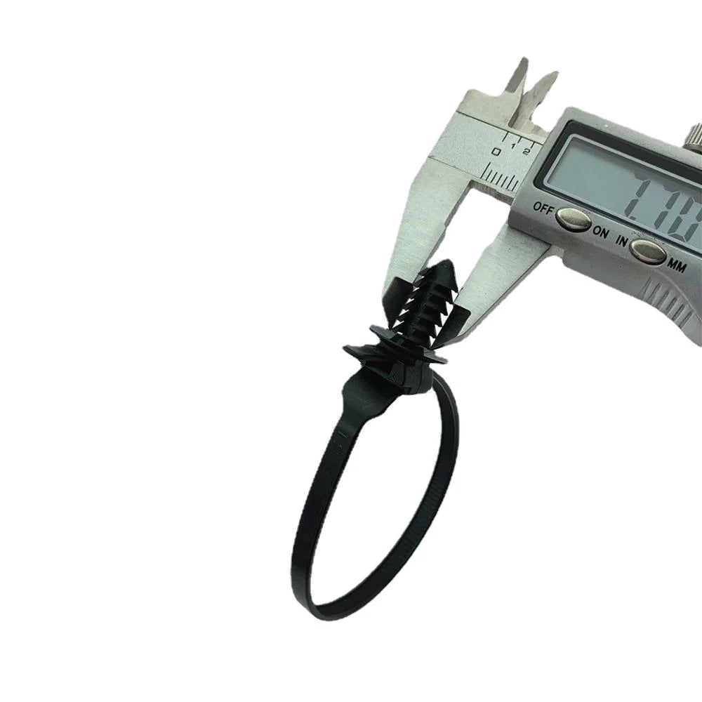 Auto große LKW-Träger Blechs chnalle abnehmbare Nylon Kabelbinder Kabelbinder mit Blech befestigungs sitz Dicke 3mm