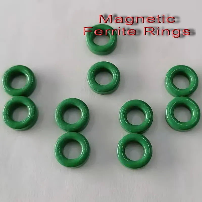 50 Stück t9x5x3/10x6x4/10x6x5/12x6x4 grüne magnetische Ferrit ringe hochpermeable Anti-Interferenz-Mn-Zn-Ringkerne