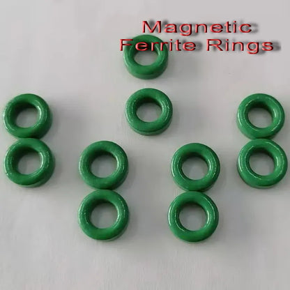 50 Stück t9x5x3/10x6x4/10x6x5/12x6x4 grüne magnetische Ferrit ringe hochpermeable Anti-Interferenz-Mn-Zn-Ringkerne