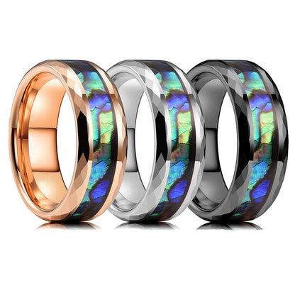 Mode Wikinger Baum des Lebens Edelstahl Abalone Muschel ringe für Männer Odin Norse Wikinger Runen ringe Retro Amulett Schmuck Geschenk