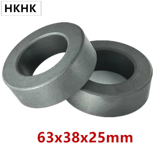 63x38x25mm Große Transformator Ferrite Core Kabel Kabel EMI Filter Ferrit Ring RF Choke Ferrit 2.5 "'X1.5''X1''MnZn PC40 63x38x25