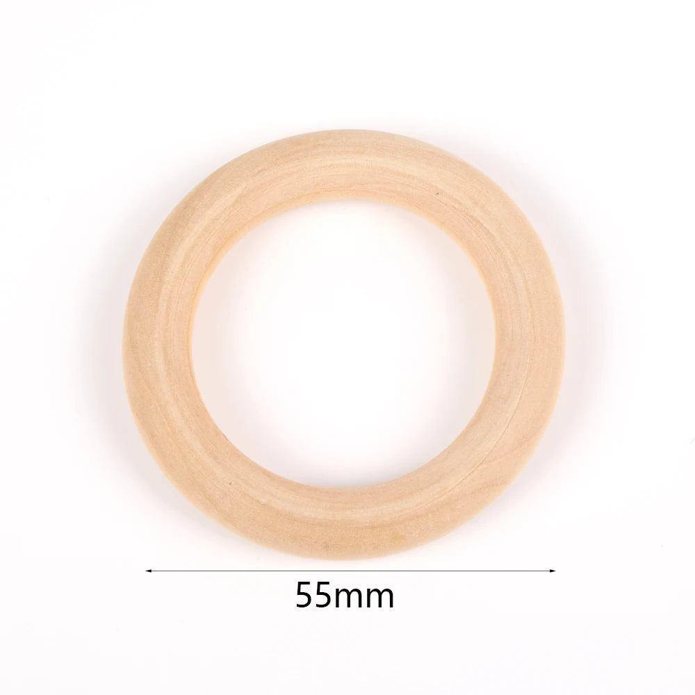 4-50mm 1-1000 Stück natürliche Holzperlen runde Abstandshalter Holzperle bleifreie Kugeln Charms DIY für Schmuckherstellung handgefertigte Accessoires