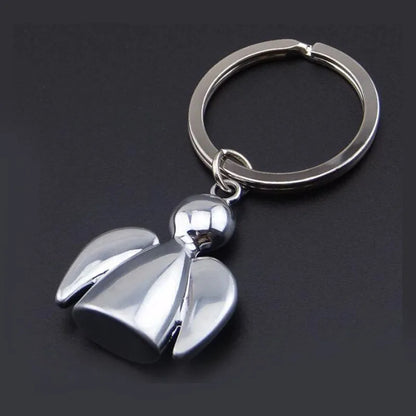 Heißer Engel Paar Schlüssel kette Männer Neue Geschenk Auto Schlüssel Ring Frauen Engel Metall Schlüsselbund liebhaber gruppe Patry Schmuck schlüssel halter
