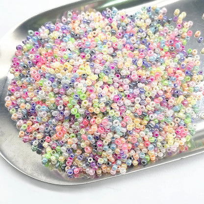 Neue 450 gr/beutel 2mm 3mm 4mm Wirkung der Creme Charme Tschechische Glas Seed Perlen für Schmuck, der DIY Handgemachte Armband Zubehör