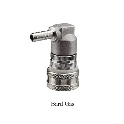 Edelstahl-Kugelverriegelung zum Trennen von selbstgebrauten Bierfass, Schnellkupplung, Corny Keg Dispenser, Gas/Flüssigkeit, 1/4 Zoll Stange und 1/4 Zoll MFL