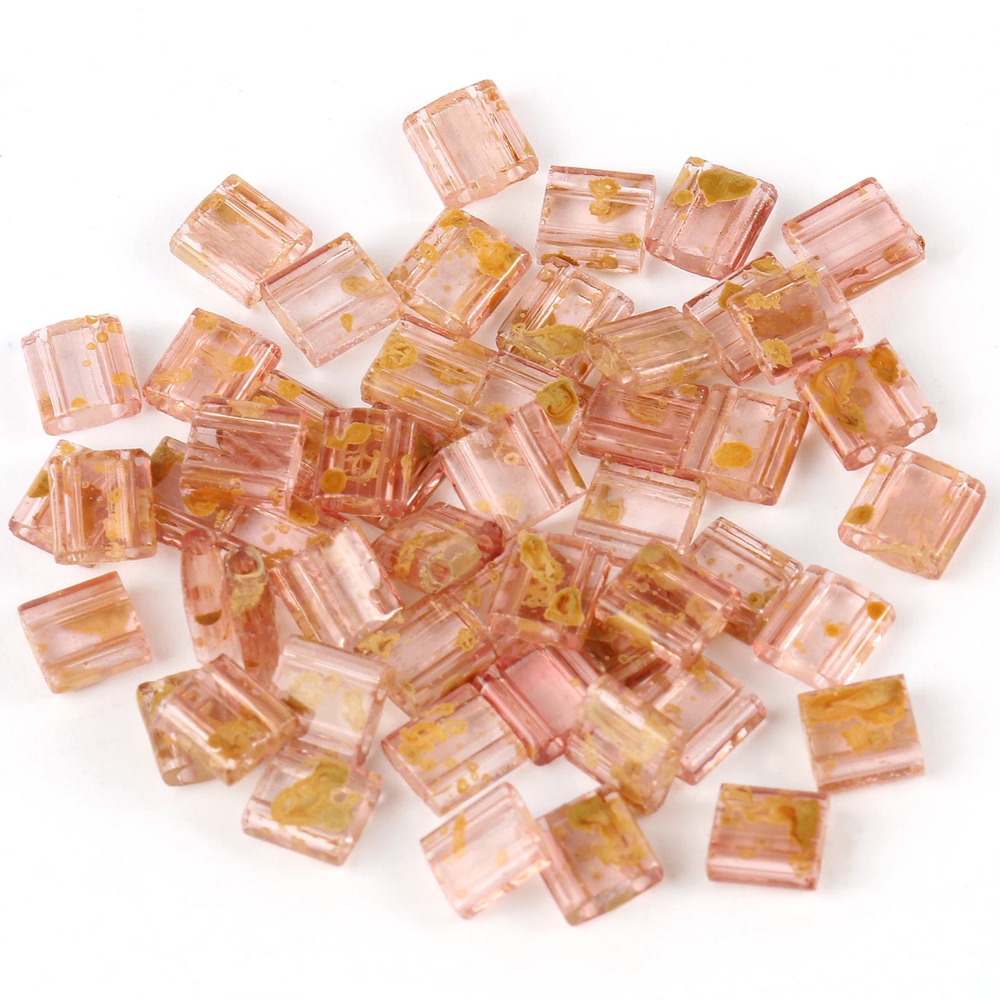 Zwei Löcher Perlen Taidian Seedbeads für Schmuck Machen DIY Armbänder Zubehör Sommer Strand Schmuck 5x5x2mm 50 teile/los