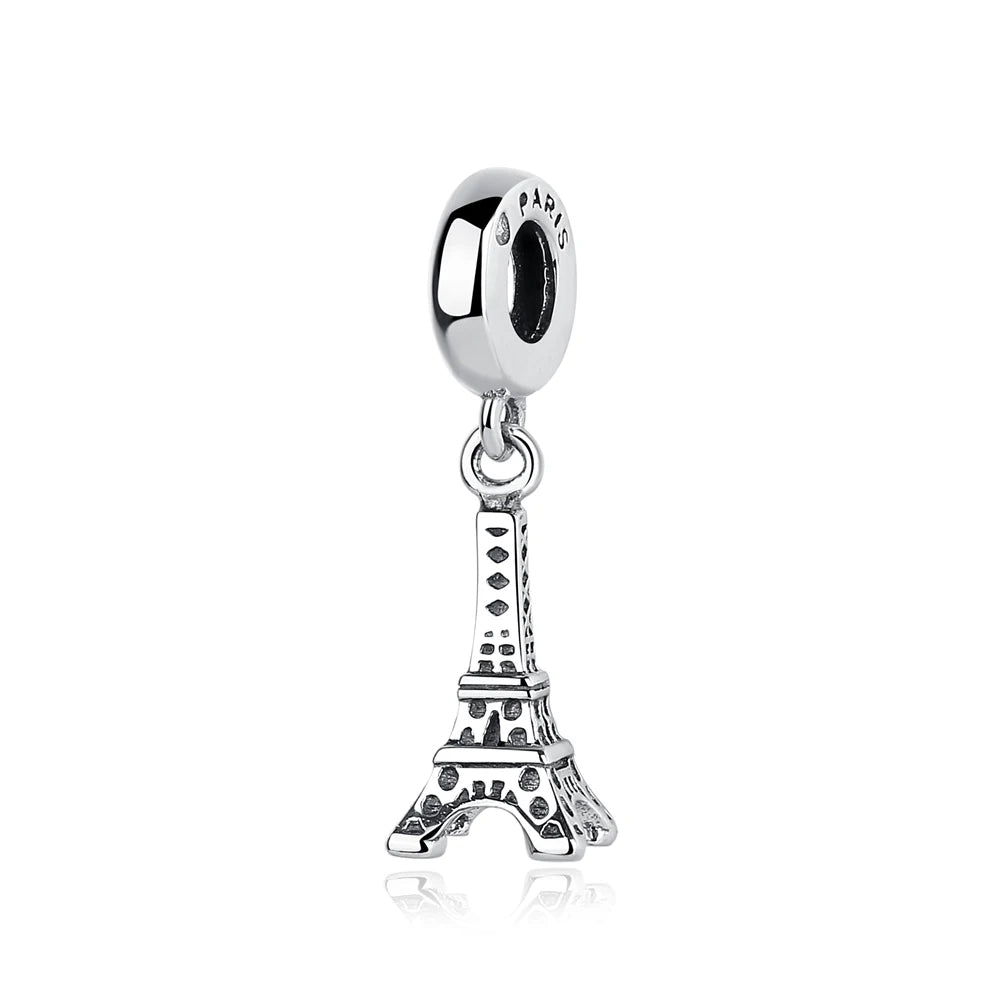 Original 100% 925 Sterling Silber Charm Bead Reise Taxi Motorrad Riesenrad Charms Fit Pandora Armbänder Frauen Diy Schmuck