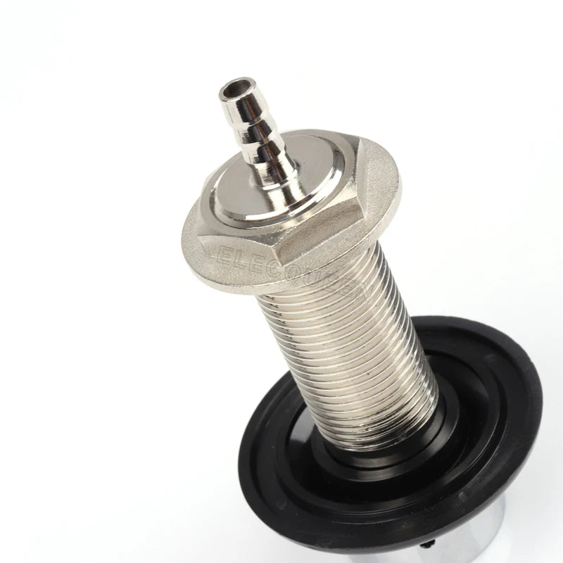 Bier Wasserhahn Schaft 100mm Mit Nippel Kupfer Nickel Beschichtung, Lange Bier Nippel Schaft Brauen Bier Abgabe