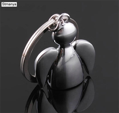 Heißer Engel Paar Schlüssel kette Männer Neue Geschenk Auto Schlüssel Ring Frauen Engel Metall Schlüsselbund liebhaber gruppe Patry Schmuck schlüssel halter