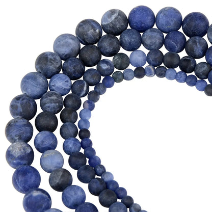 Polnische runde, mattierte Tigerauge, Türkise, Achate, Natursteinperlen, Amazonit, lose Perlen für die Herstellung von Armbandschmuck