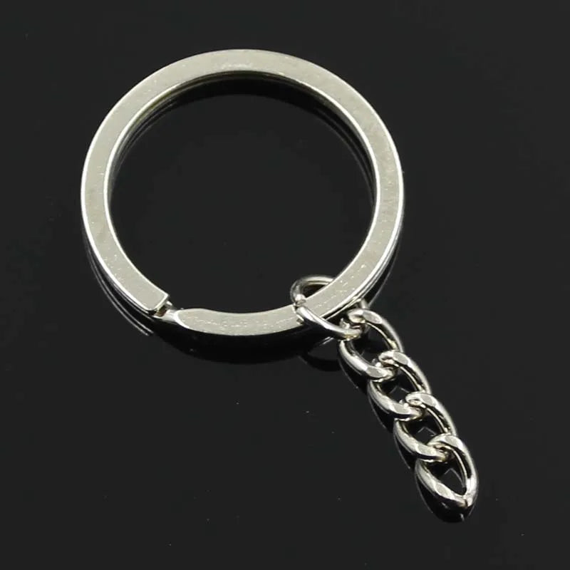 10 stücke Schlüssel Ring Kette 3 Farben Gold Bronze Silber Farbe 30mm Runde Split Metall Schlüssel Kette DIY Schlüsselbund schlüsselanhänger Großhandel