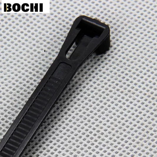100 stücke SCHWARZ 8*100-450mm xintylink lösbare Nylon kabelbinder Netzwerk Kunststoff Kabel Draht Veranstalter reusable kabelbinder Cord Strap