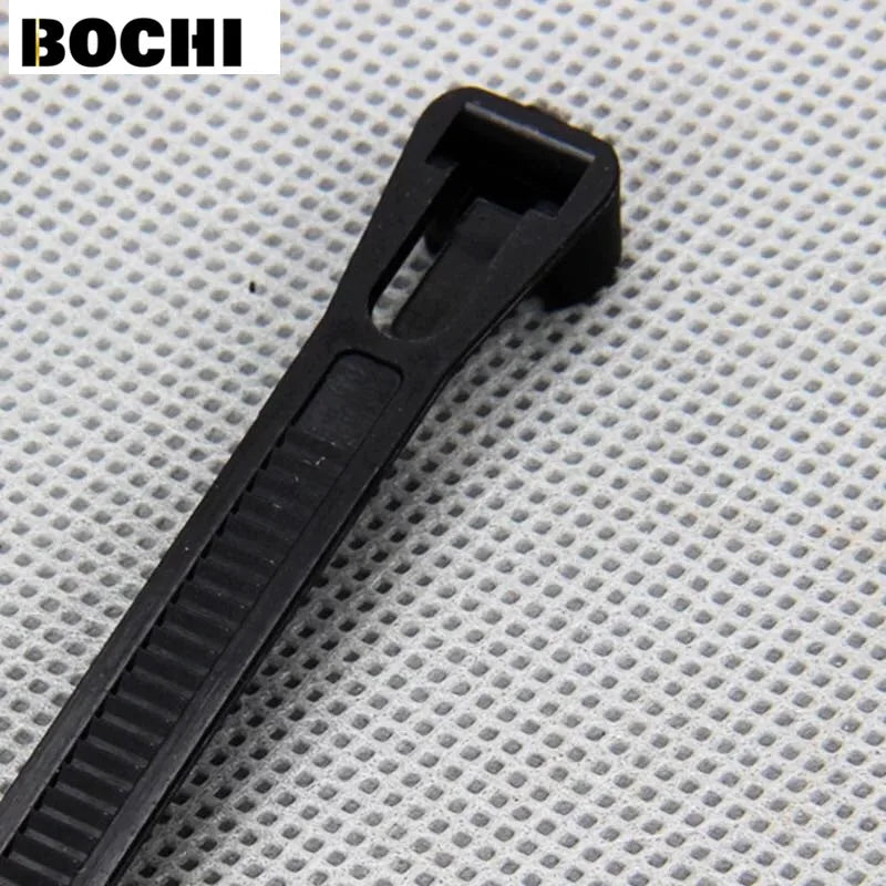 100 stücke SCHWARZ 8*100-450mm xintylink lösbare Nylon kabelbinder Netzwerk Kunststoff Kabel Draht Veranstalter reusable kabelbinder Cord Strap