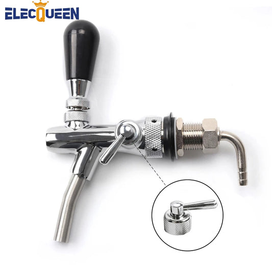 Bier tap wasserhahn Einstellbar Wasserhahn mit chrom überzug Flow Control bier wasserhahn Homebrew, der tap
