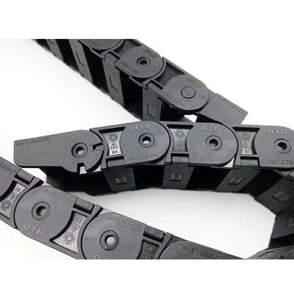 JFLO 1 Meter 18 Series Drag Chain Wire Carrier Kabelhalter für CNC-Fräsmaschinen-Werkzeugschleppleine für 18 x 18, 18 x 25, 18 x 37, 18 x 50