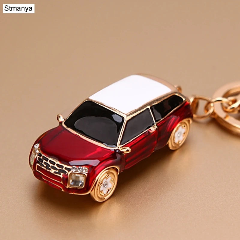 Heißer verkauf Kristall Auto Schlüssel Kette Neue metall Abwechslungsreiche Schlüssel Halter Mode Tasche Charme Zubehör Strass Schöne Schlüsselbund K1724
