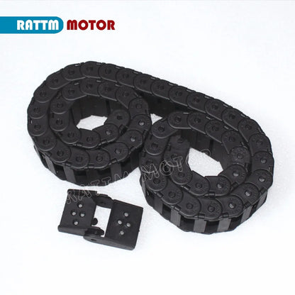 2 Mt 7x7/10x10/10x15/10x20mm R28 kleine energieführungsketten-drahtträger & endverbindern kunststoff-schleppleine für Cnc-fräsermaschine