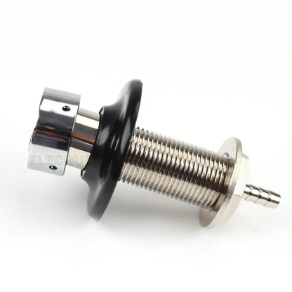 Bier Wasserhahn Schaft 100mm Mit Nippel Kupfer Nickel Beschichtung, Lange Bier Nippel Schaft Brauen Bier Abgabe
