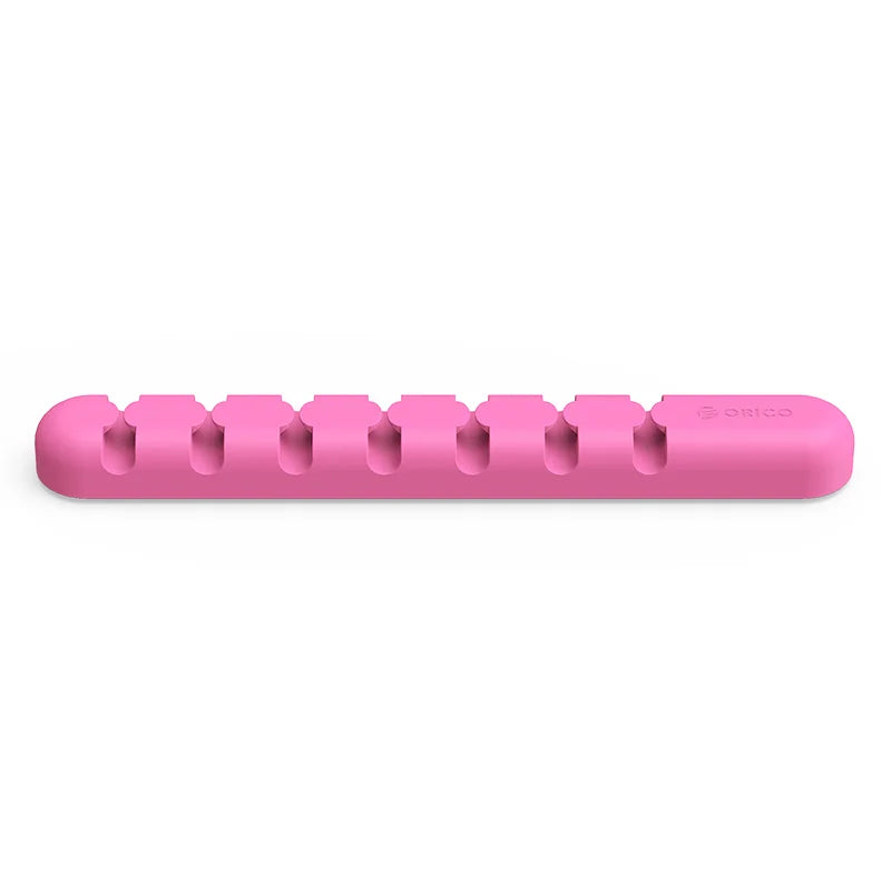 ORICO Mehrzweck Desktop telefon Kabel Wickler Kopfhörer clip Ladegerät Veranstalter Management Draht Silikon Halter 7 slot Streifen, CBS7