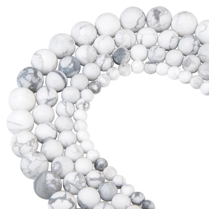 Polnische runde, mattierte Tigerauge, Türkise, Achate, Natursteinperlen, Amazonit, lose Perlen für die Herstellung von Armbandschmuck