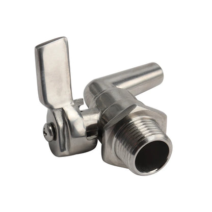 Edelstahl Bier 1/2 "Wasserhahn Wasserhahn 200PSI Für HomeBrew Barrel Fermenter Wein Bier Getränke Saft Spender Zapfen trinken Fässer