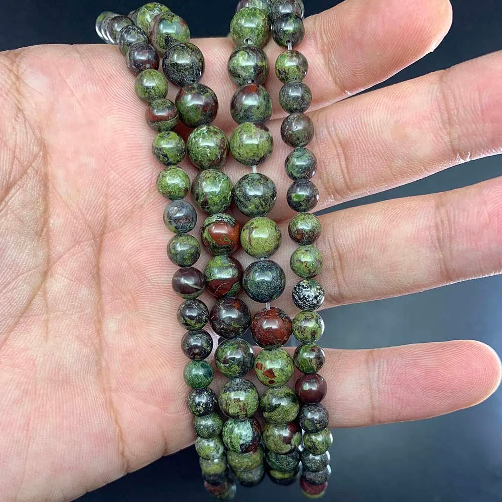 1 strang/lot Natürliche Dragons Blut Stein Perle 4/6/8/10/12mm Lose Spacer Runde Perlen Für Schmuck, Die Entdeckungen DIY armband