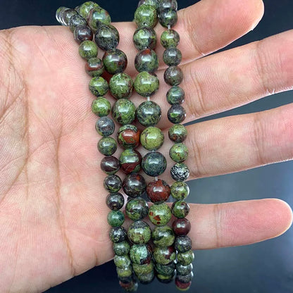 1 strang/lot Natürliche Dragons Blut Stein Perle 4/6/8/10/12mm Lose Spacer Runde Perlen Für Schmuck, Die Entdeckungen DIY armband