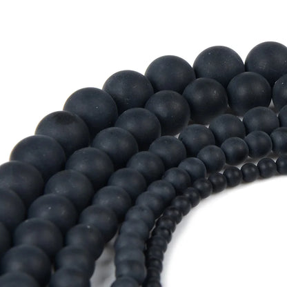 Polnische runde, mattierte Tigerauge, Türkise, Achate, Natursteinperlen, Amazonit, lose Perlen für die Herstellung von Armbandschmuck