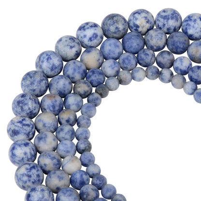 Polnische runde, mattierte Tigerauge, Türkise, Achate, Natursteinperlen, Amazonit, lose Perlen für die Herstellung von Armbandschmuck