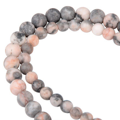 Polnische runde, mattierte Tigerauge, Türkise, Achate, Natursteinperlen, Amazonit, lose Perlen für die Herstellung von Armbandschmuck