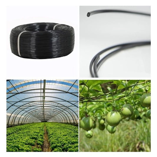 50m Kunststoff Stahl Draht Landwirtschaft Gewächshaus Gedrückt Film String Shading Net Garten Anlage Klettern Reben Halter Unterstützung Linie